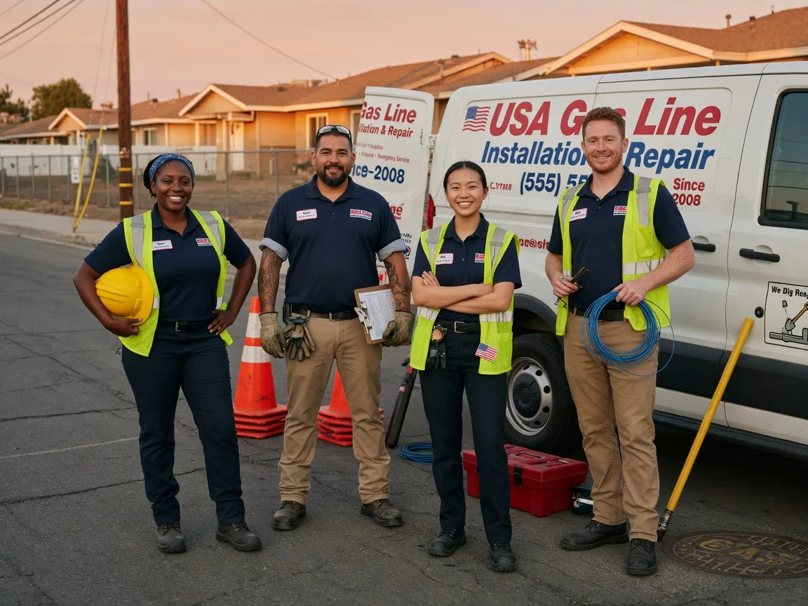 Gas Line Installation company in Pleasant Hall, PA